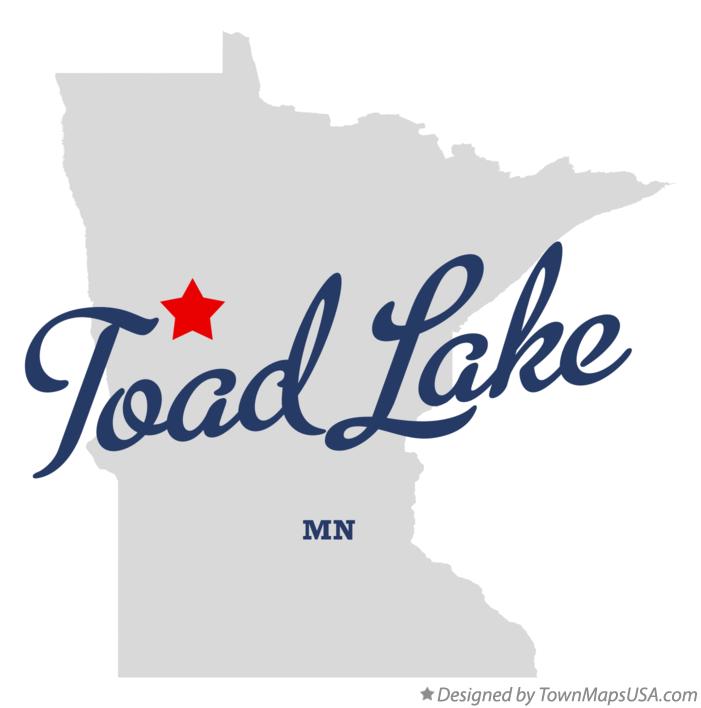 Map of Toad Lake Minnesota MN