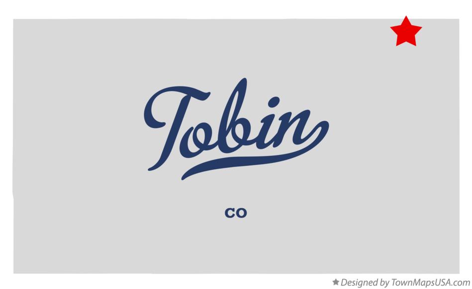 Map of Tobin Colorado CO
