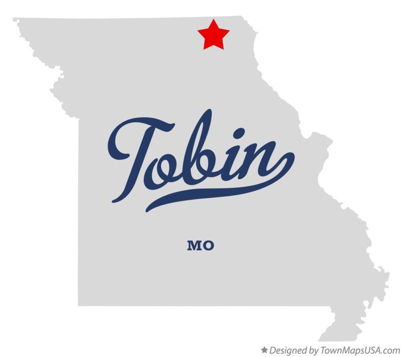 Map of Tobin Missouri MO