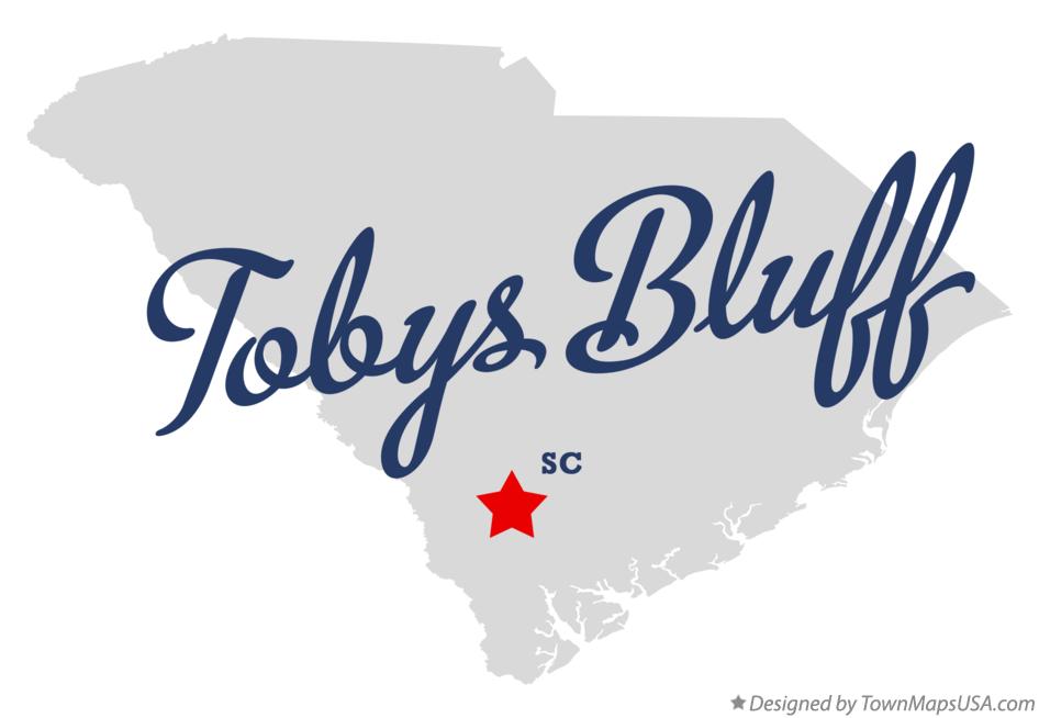 Map of Tobys Bluff South Carolina SC