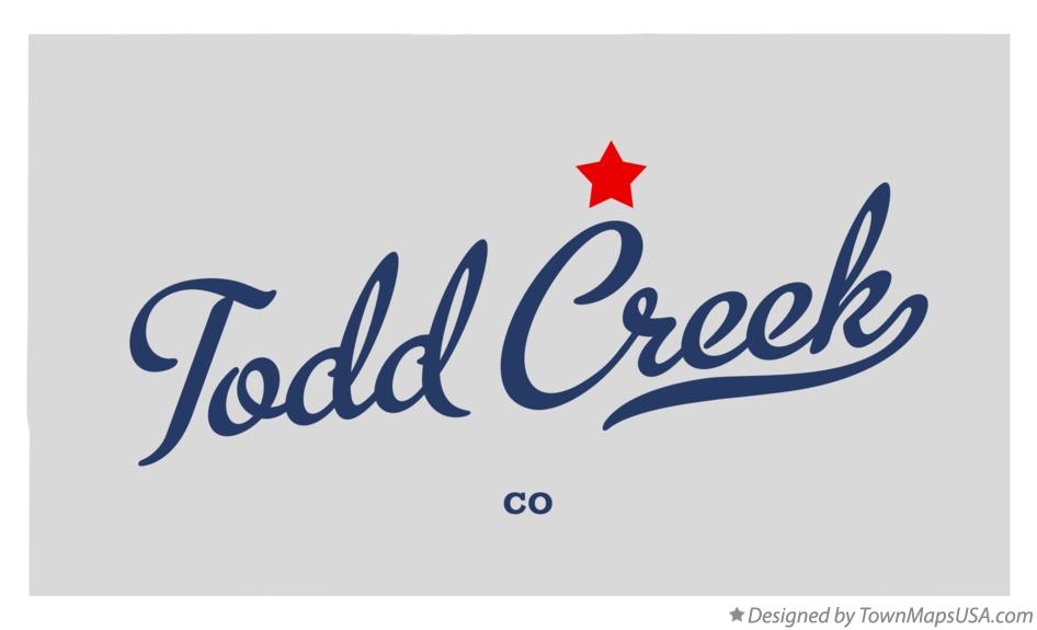 Map of Todd Creek Colorado CO