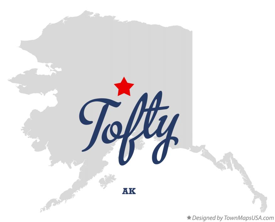 Map of Tofty Alaska AK