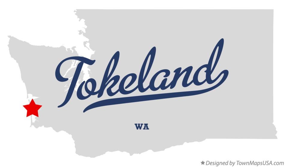 Map of Tokeland Washington WA