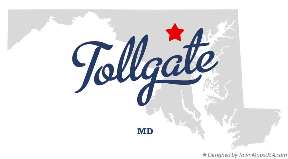 Map of Tollgate Maryland MD