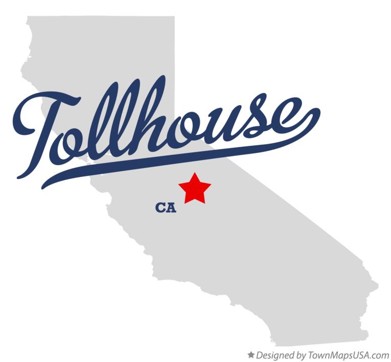 Map of Tollhouse California CA