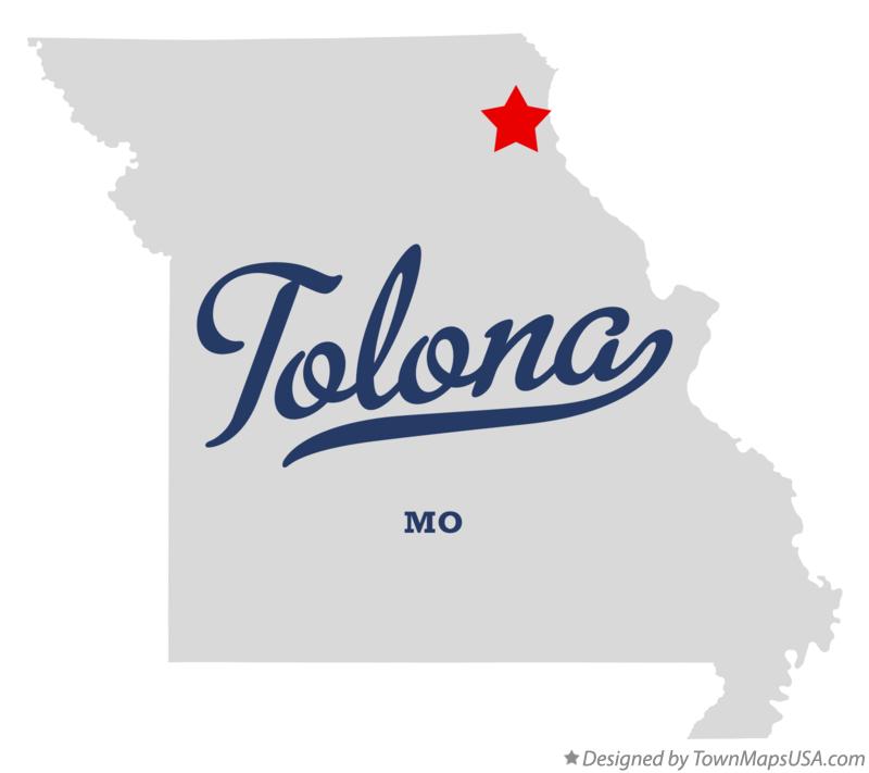 Map of Tolona Missouri MO