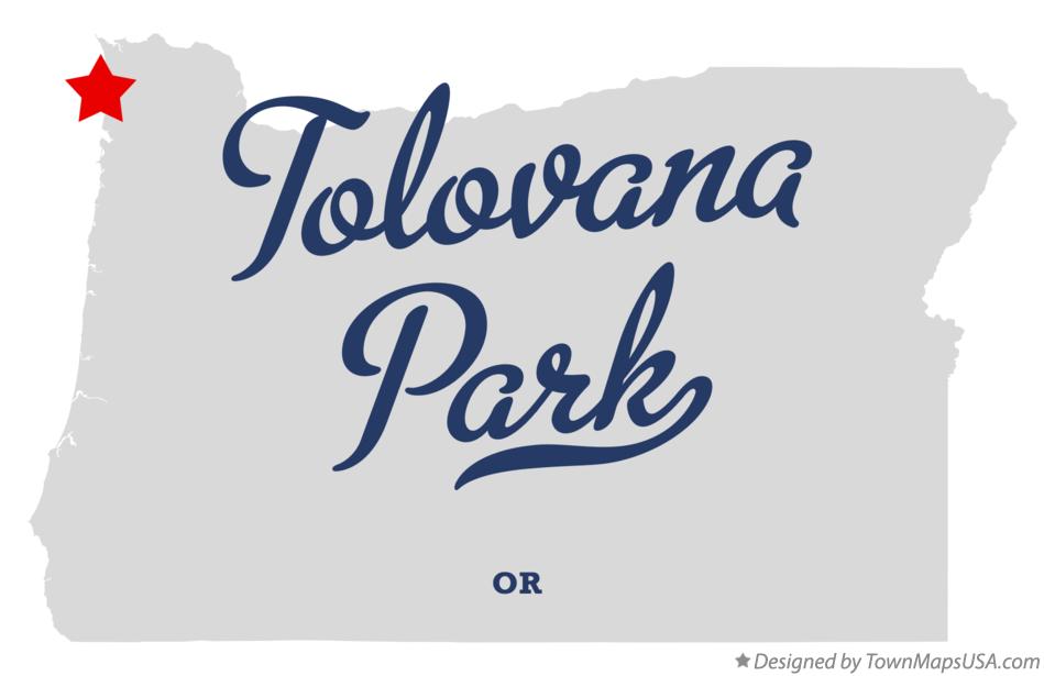 Map of Tolovana Park Oregon OR