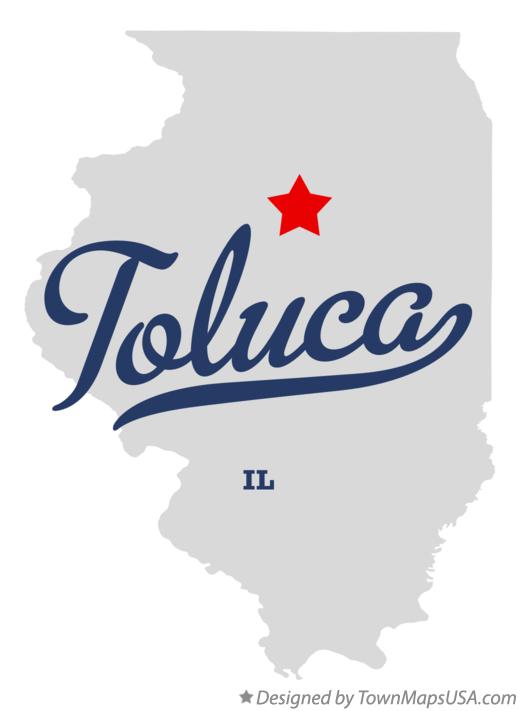 Map of Toluca Illinois IL