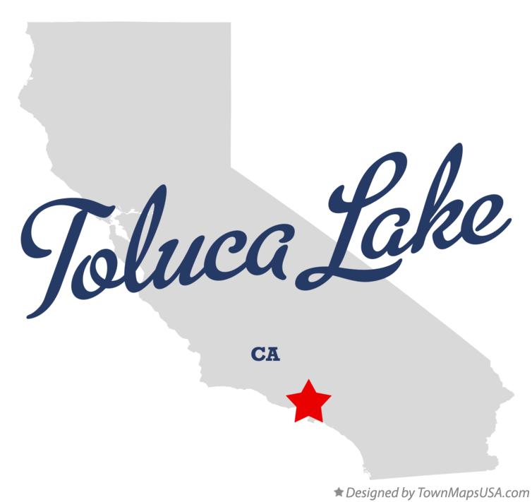 Map of Toluca Lake California CA