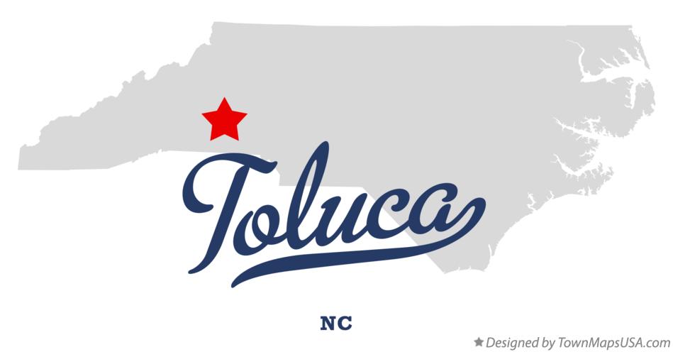 Map of Toluca North Carolina NC