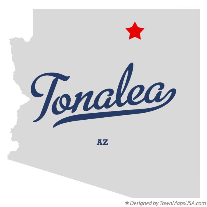 Map of Tonalea Arizona AZ