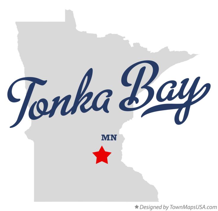 Map of Tonka Bay Minnesota MN