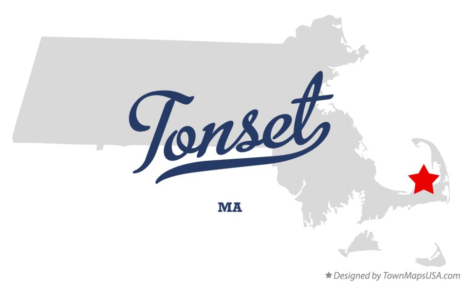 Map of Tonset Massachusetts MA