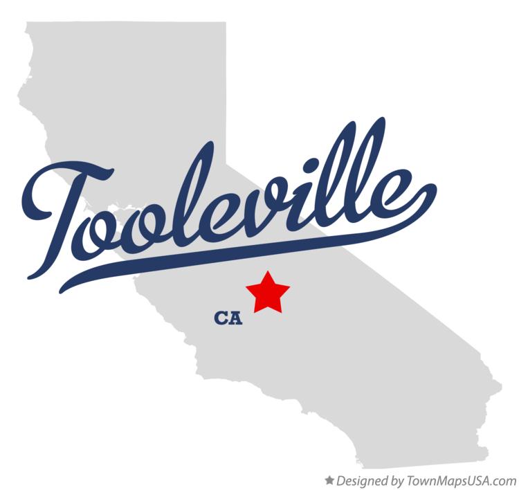 Map of Tooleville California CA