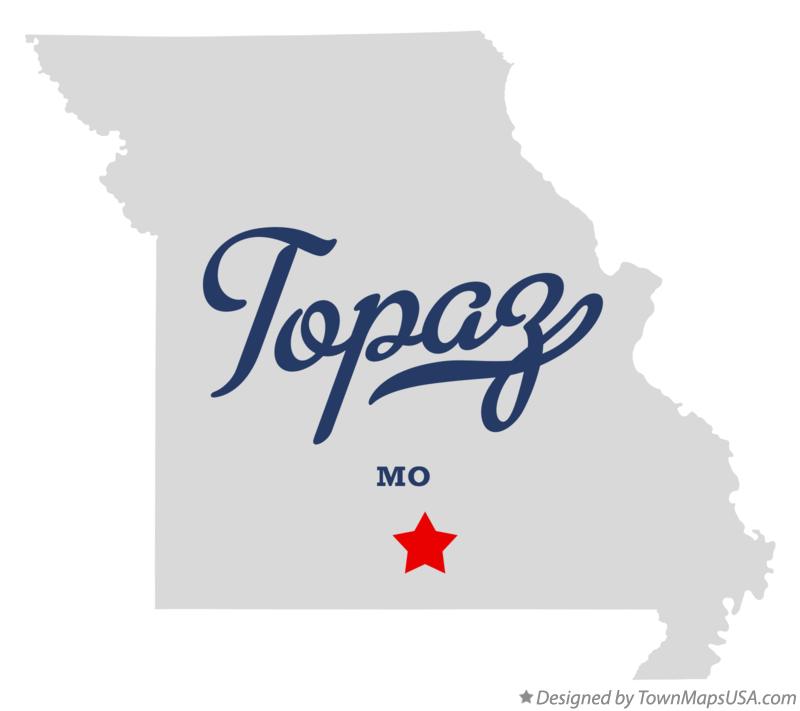 Map of Topaz Missouri MO