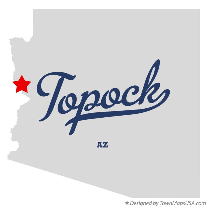 Map of Topock Arizona AZ