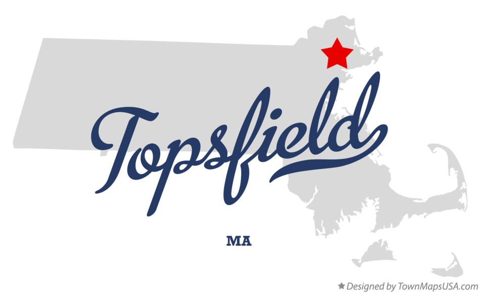 Map of Topsfield Massachusetts MA