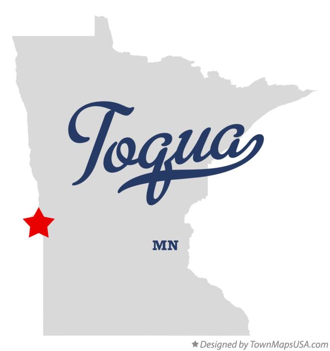 Map of Toqua Minnesota MN