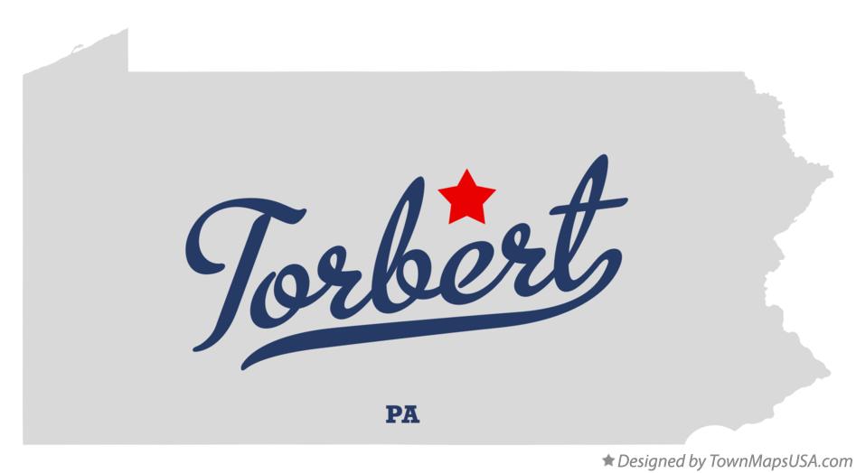 Map of Torbert Pennsylvania PA
