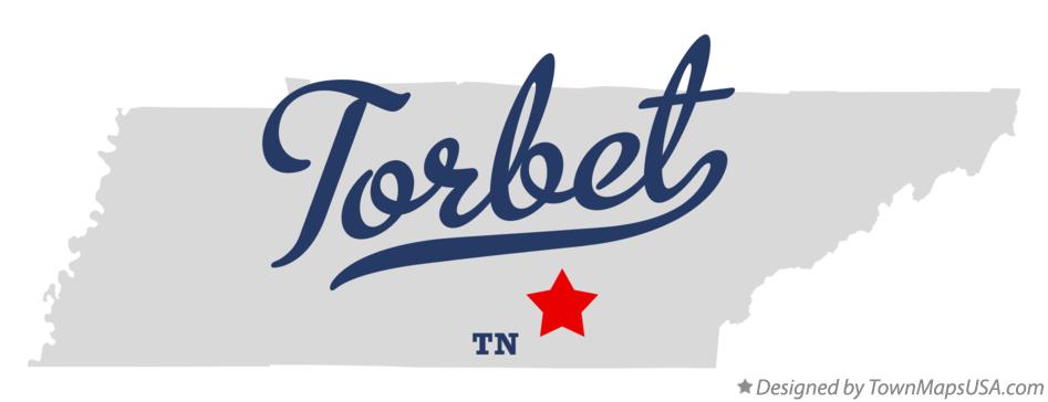 Map of Torbet Tennessee TN