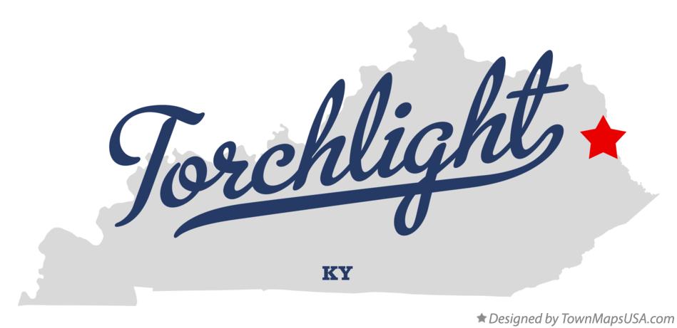 Map of Torchlight Kentucky KY