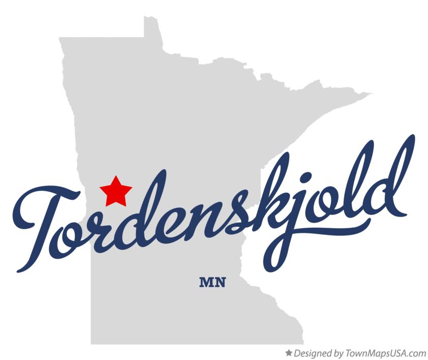 Map of Tordenskjold Minnesota MN