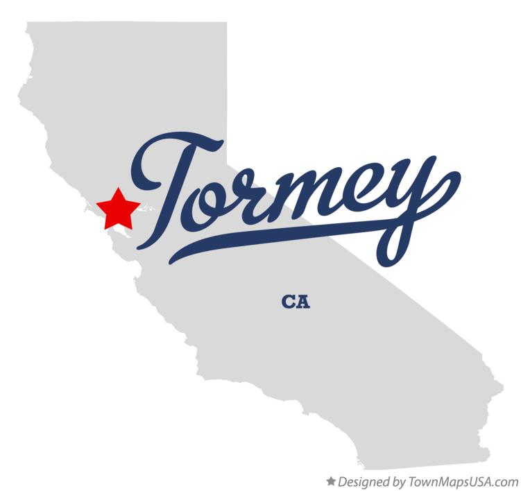 Map of Tormey California CA