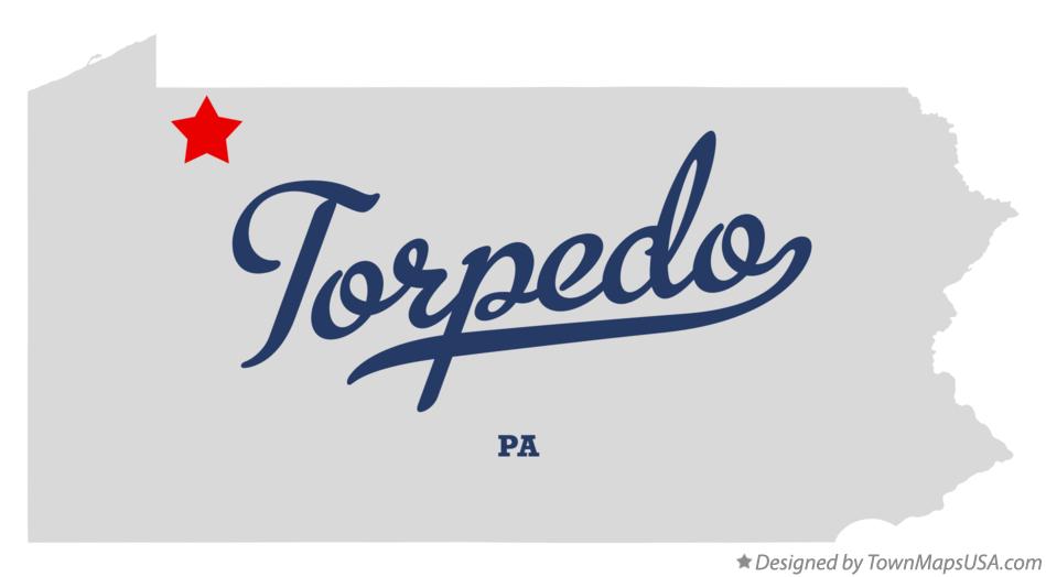 Map of Torpedo Pennsylvania PA
