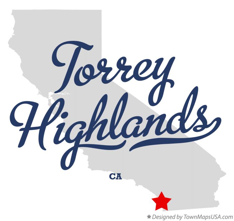 Map of Torrey Highlands California CA