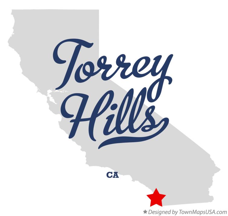 Map of Torrey Hills California CA