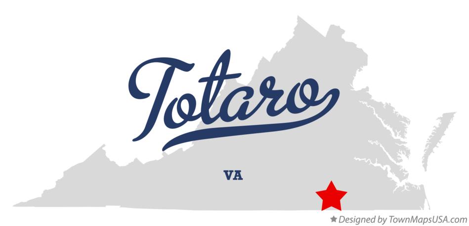 Map of Totaro Virginia VA