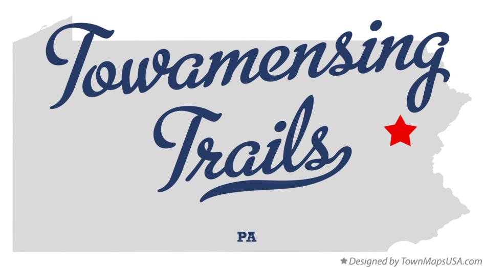 Map of Towamensing Trails Pennsylvania PA