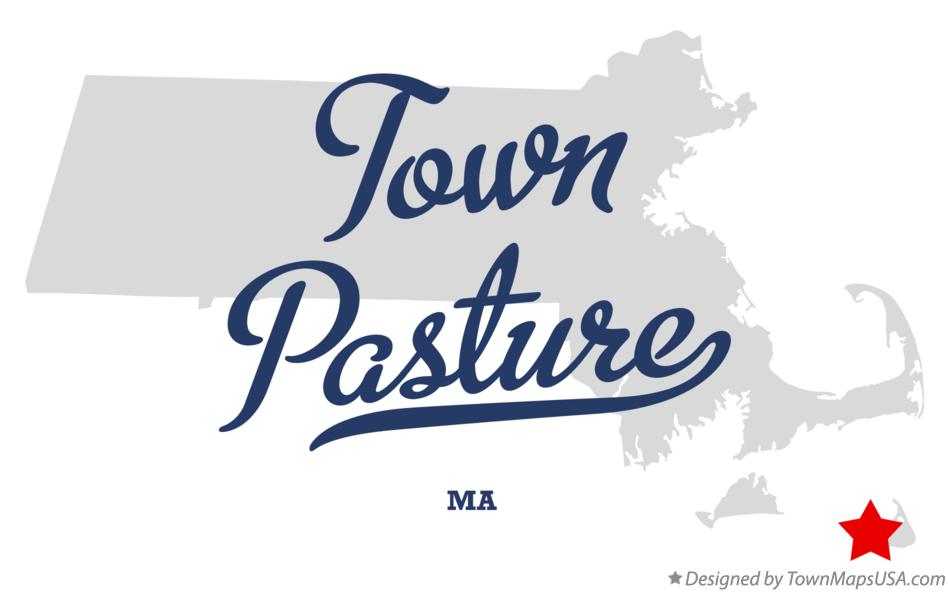 Map of Town Pasture Massachusetts MA