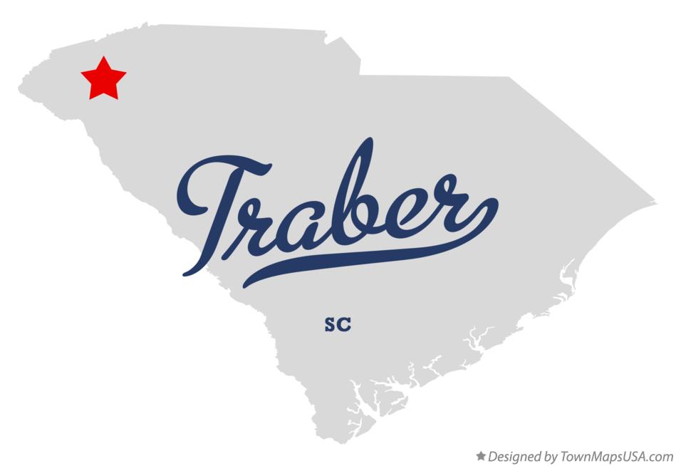 Map of Traber South Carolina SC