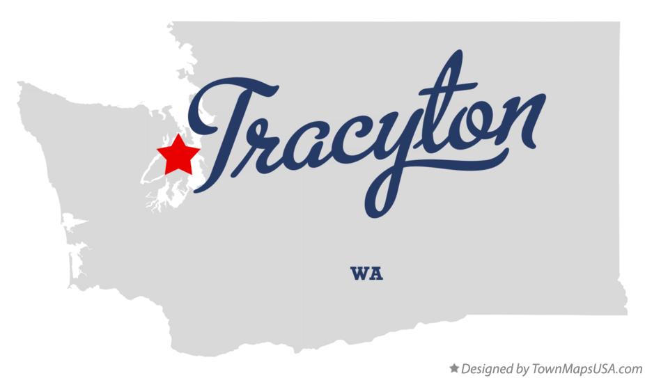 Map of Tracyton Washington WA