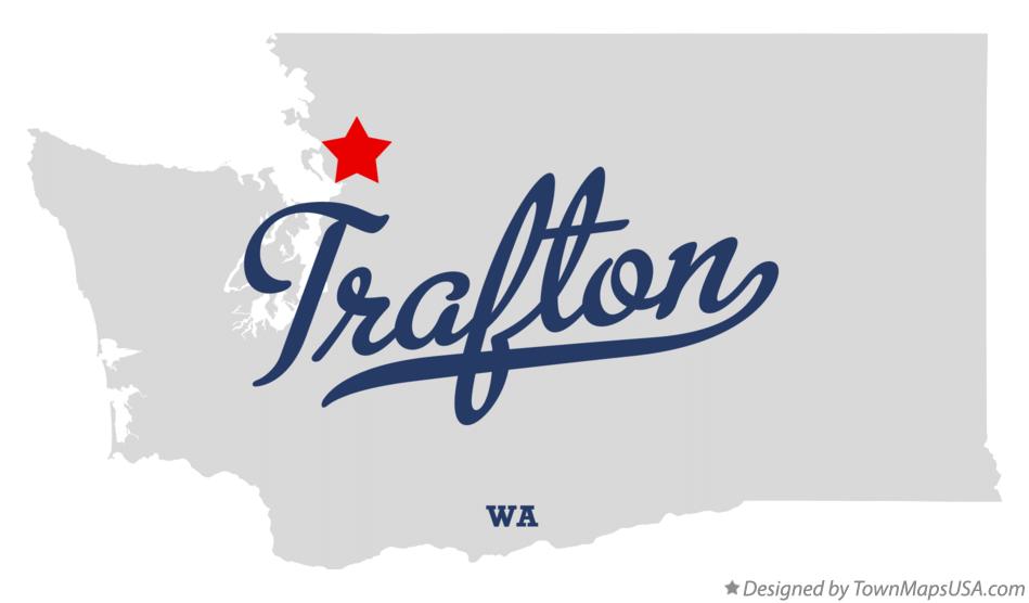 Map of Trafton Washington WA