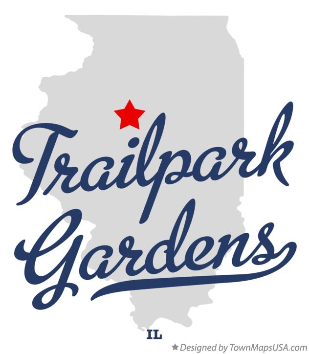 Map of Trailpark Gardens Illinois IL