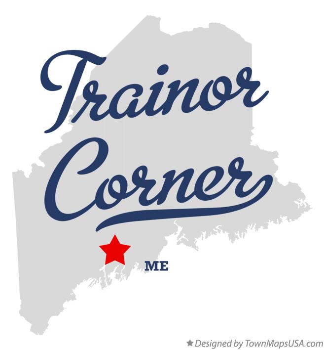 Map of Trainor Corner Maine ME