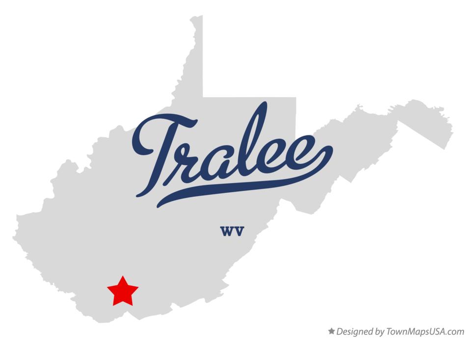 Map of Tralee West Virginia WV