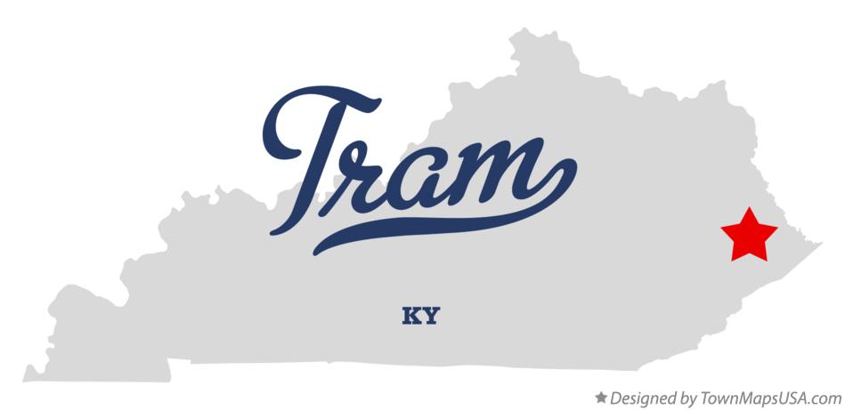 Map of Tram Kentucky KY