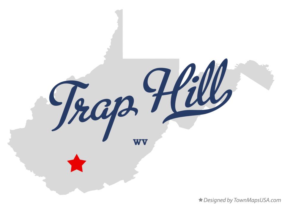 Map of Trap Hill West Virginia WV