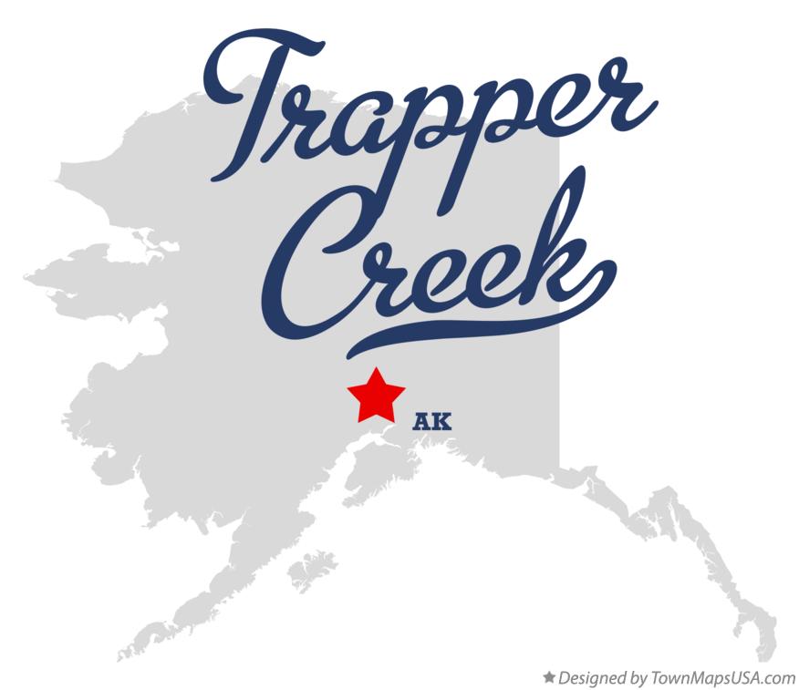 Map of Trapper Creek Alaska AK