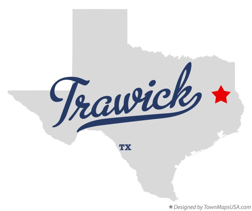 Map of Trawick Texas TX