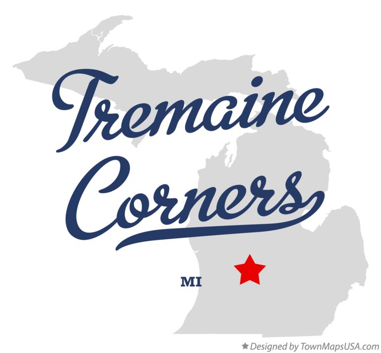 Map of Tremaine Corners Michigan MI