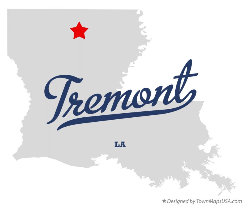 Map of Tremont Louisiana LA