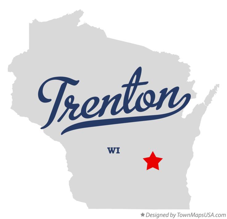Map of Trenton Wisconsin WI