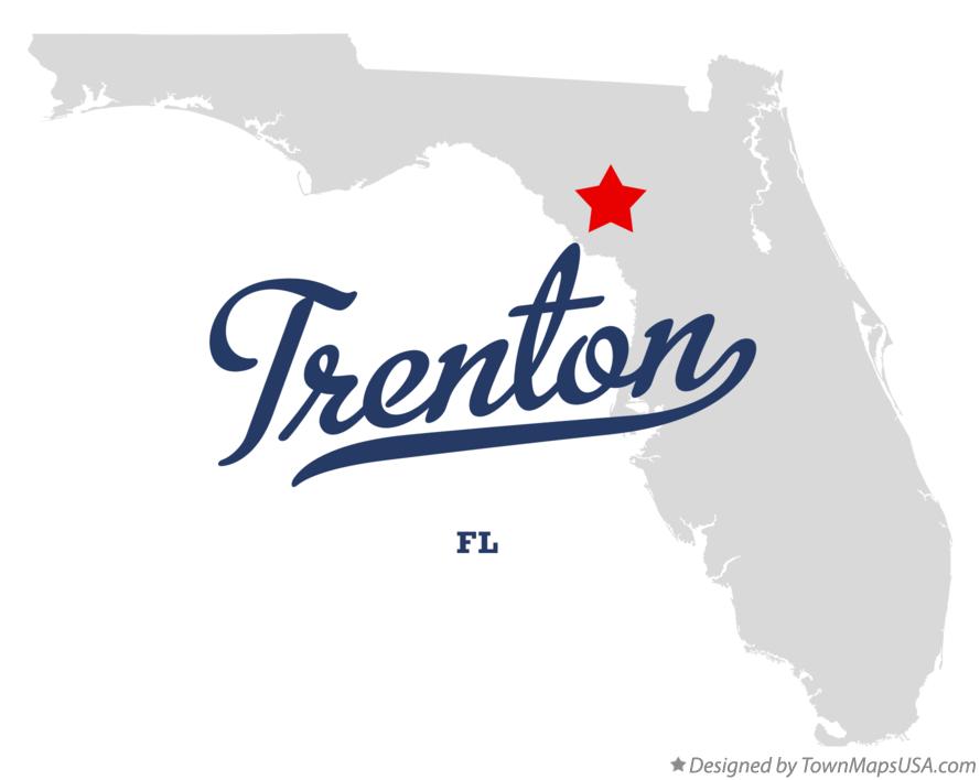 Map of Trenton Florida FL