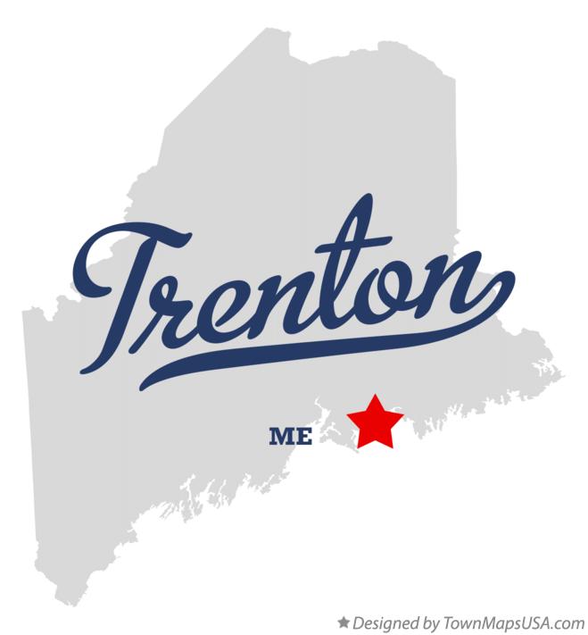 Map of Trenton Maine ME