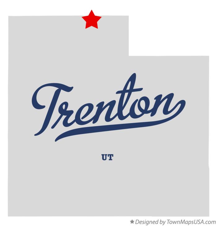 Map of Trenton Utah UT