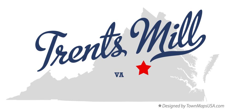 Map of Trents Mill Virginia VA